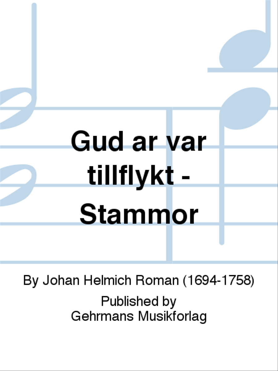 Gud ar var tillflykt - Stammor 4-Part scores gallery preview page 1