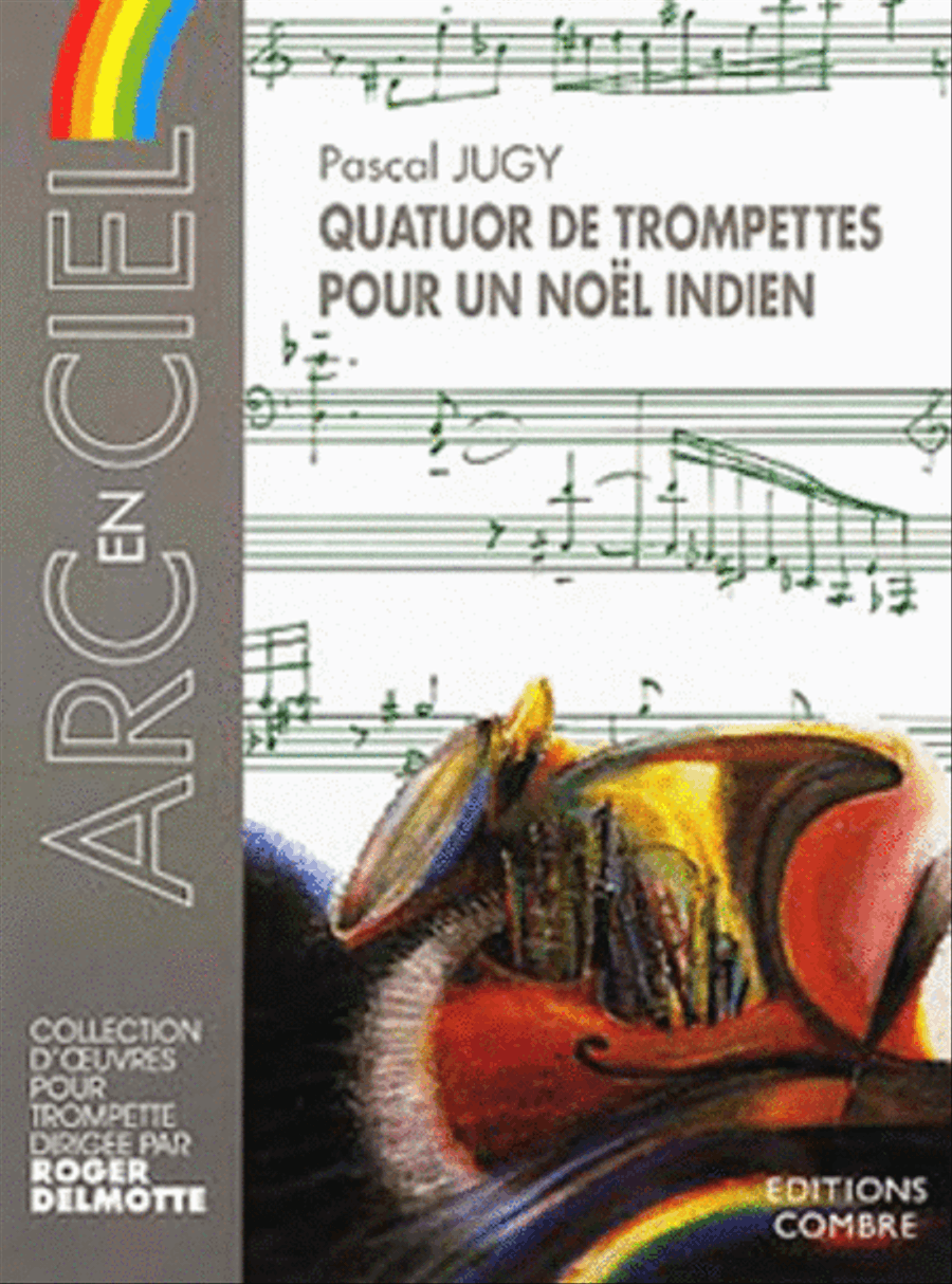 Quatuor de trompettes pour un Noel indien Trombone Quartet scores gallery preview page 1