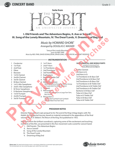The Hobbit: An Unexpected Journey, Suite from image number null
