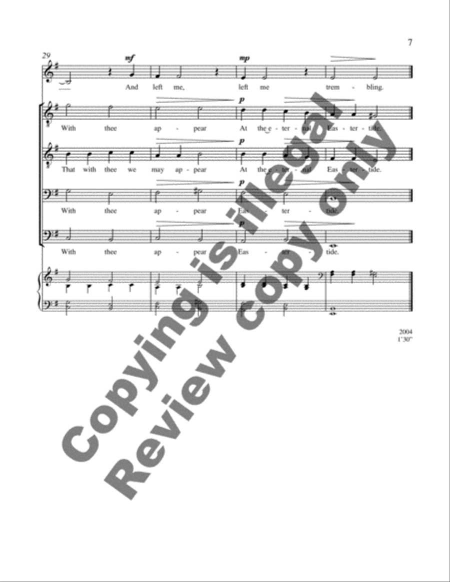 The Chord TTBB scores gallery preview page 5