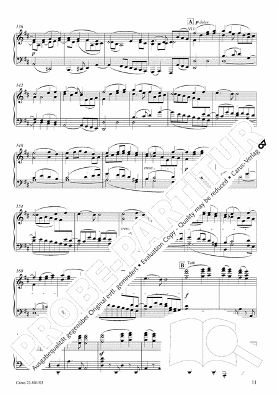 Symphony No. 9, Op. 125 - Finale (Choral Symphony) 4-Part scores gallery preview page 12