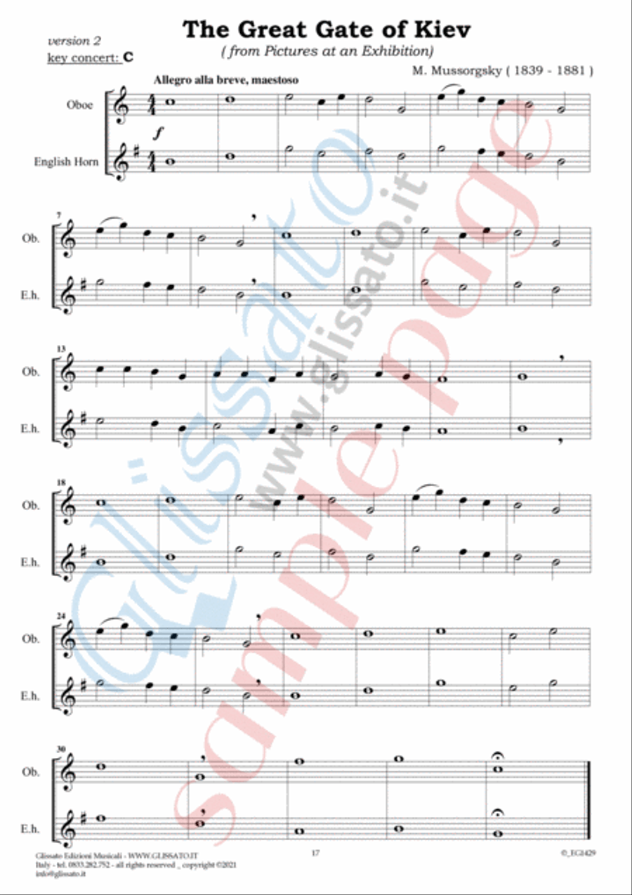 10 Romantic Easy duets for Oboe and English Horn image number null