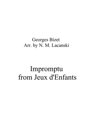 Book cover for Impromptu from Jeux d'Enfants