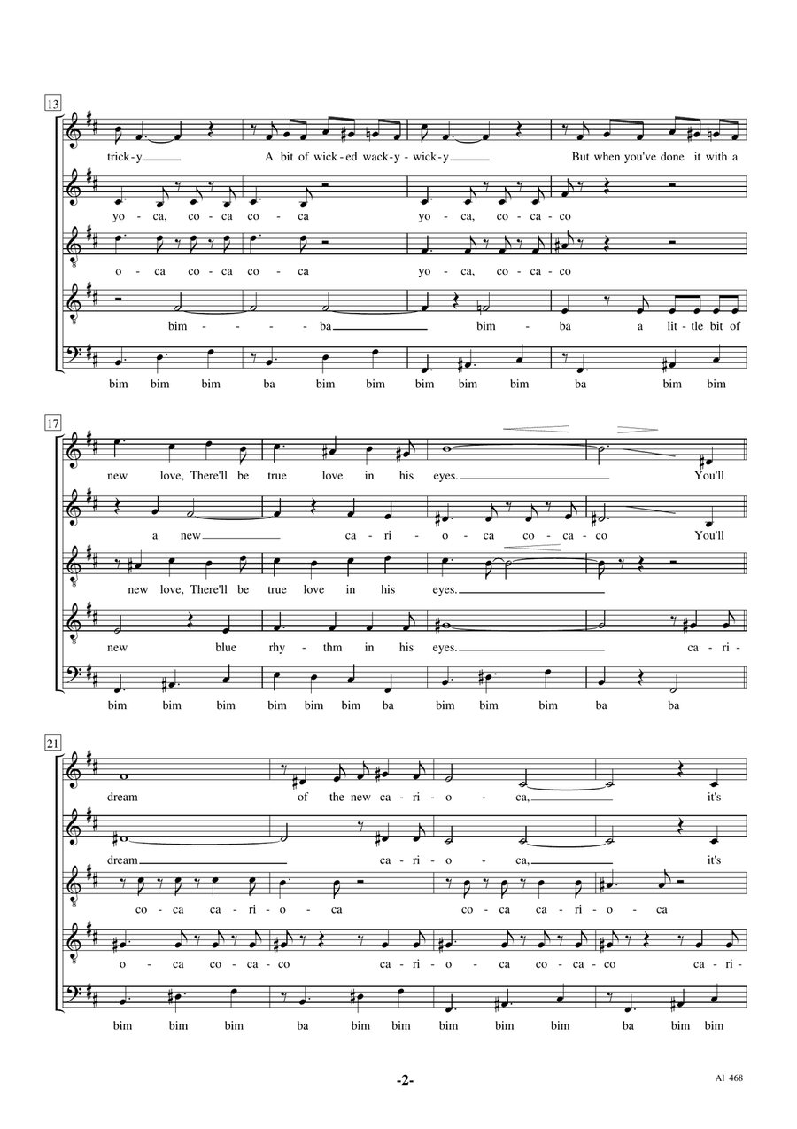 The Carioca The Carioca Divisi scores gallery preview page 2