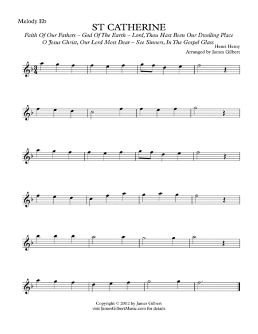 ST CATHERINE (Faith of our Fathers) Small Ensemble scores gallery preview page 5
