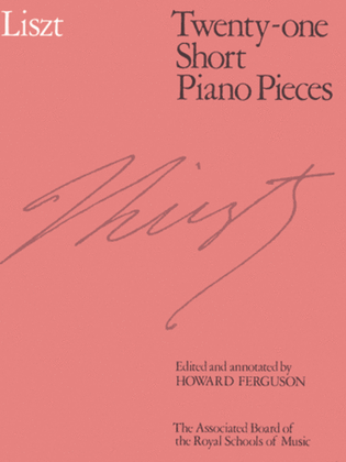 Book cover for Twenty-one Short Piano Pieces