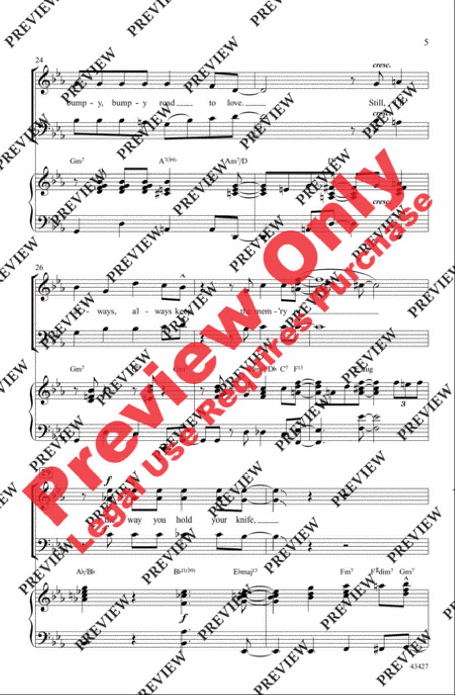 Swingin' with the Gershwins! 3-Part scores gallery preview page 5