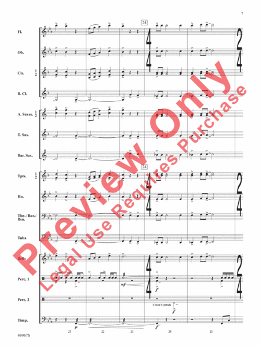 Once Upon a Time Signature Concert Band scores gallery preview page 8