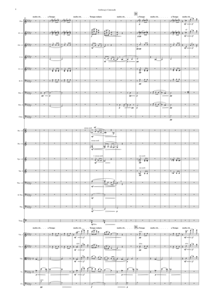Golliwog's Cakewalk (Full Orchestra) – Score and Parts– Original key (Eb/Gb) image number null