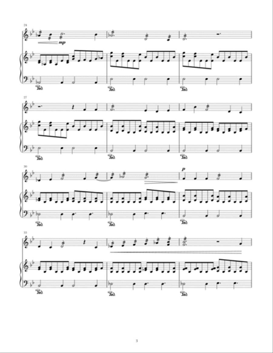 First Bloom Piano scores gallery preview page 3
