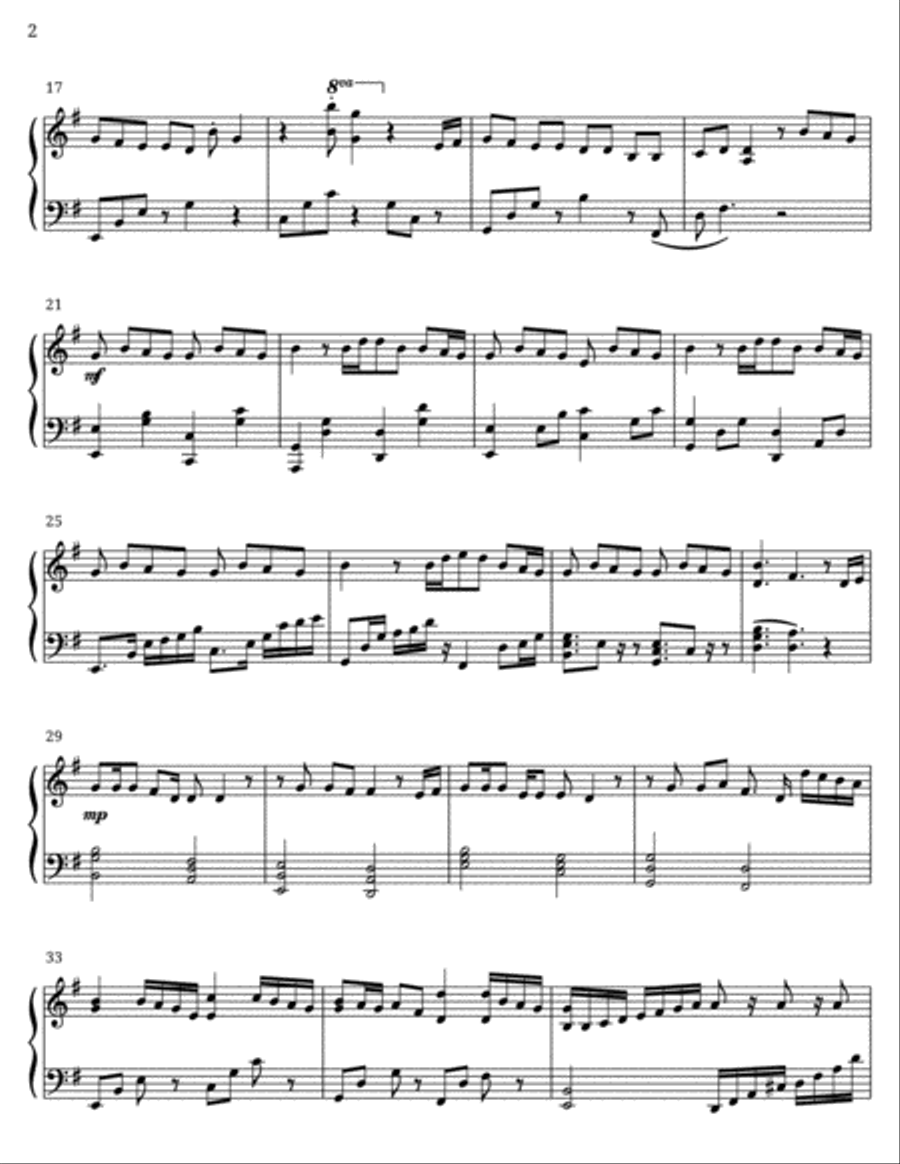 Waste It On Me Waste It On Me Voice scores gallery preview page 2