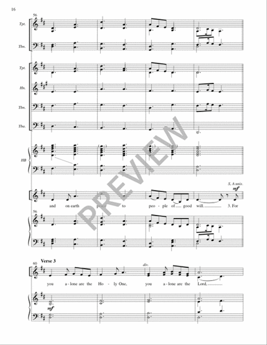 Missa Pacem (Full Score) Missa Pacem (Full Score) 4-Part scores gallery preview page 17