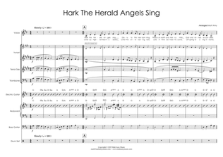 Book cover for Hark The Herald Angels Sing (3 horns, rhythm section, optional vocal)