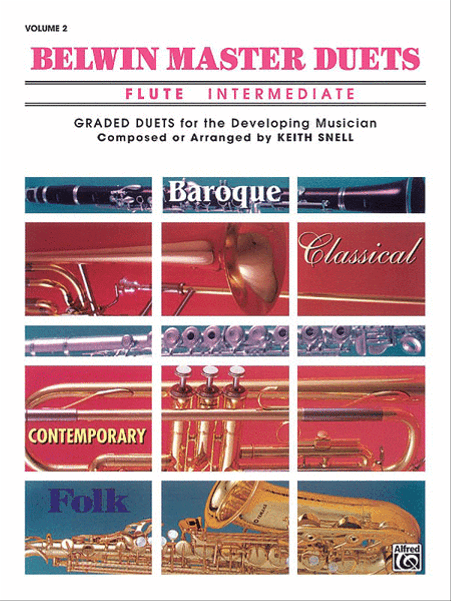 Belwin Master Duets (Flute), Volume 2 Flute Duet scores gallery preview page 1