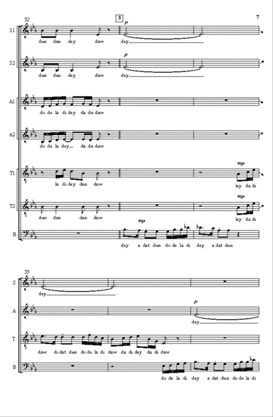 Nordic Polska (SATB) Nordic Polska (SATB) SSAATTBB scores gallery preview page 6