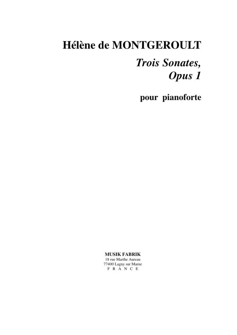 Three Piano Sonatas, Opus 1 Piano Solo scores gallery preview page 1