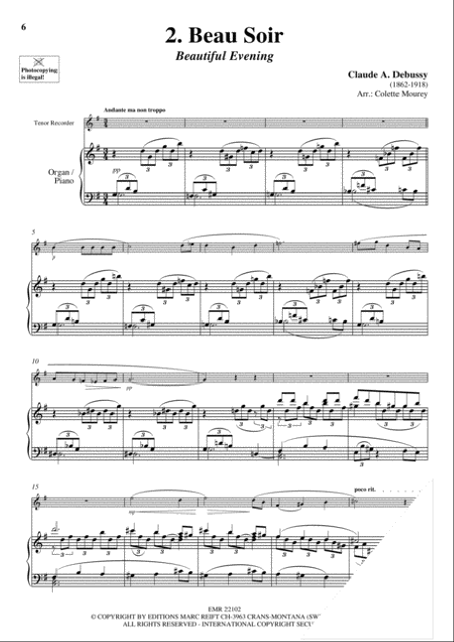 20 Greatest Meditations Tenor Recorder scores gallery preview page 4
