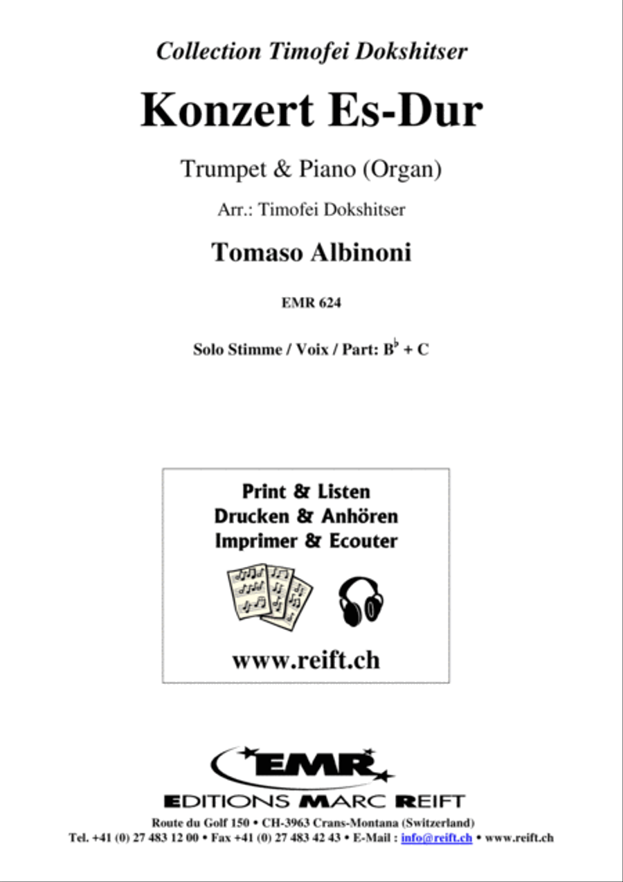 Konzert Es-Dur Trumpet Solo scores gallery preview page 2