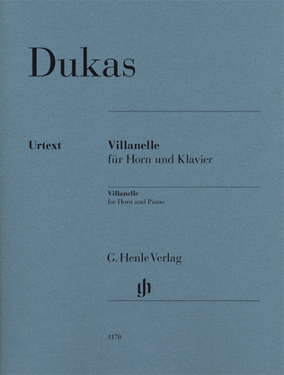 Book cover for Paul Dukas – Villanelle