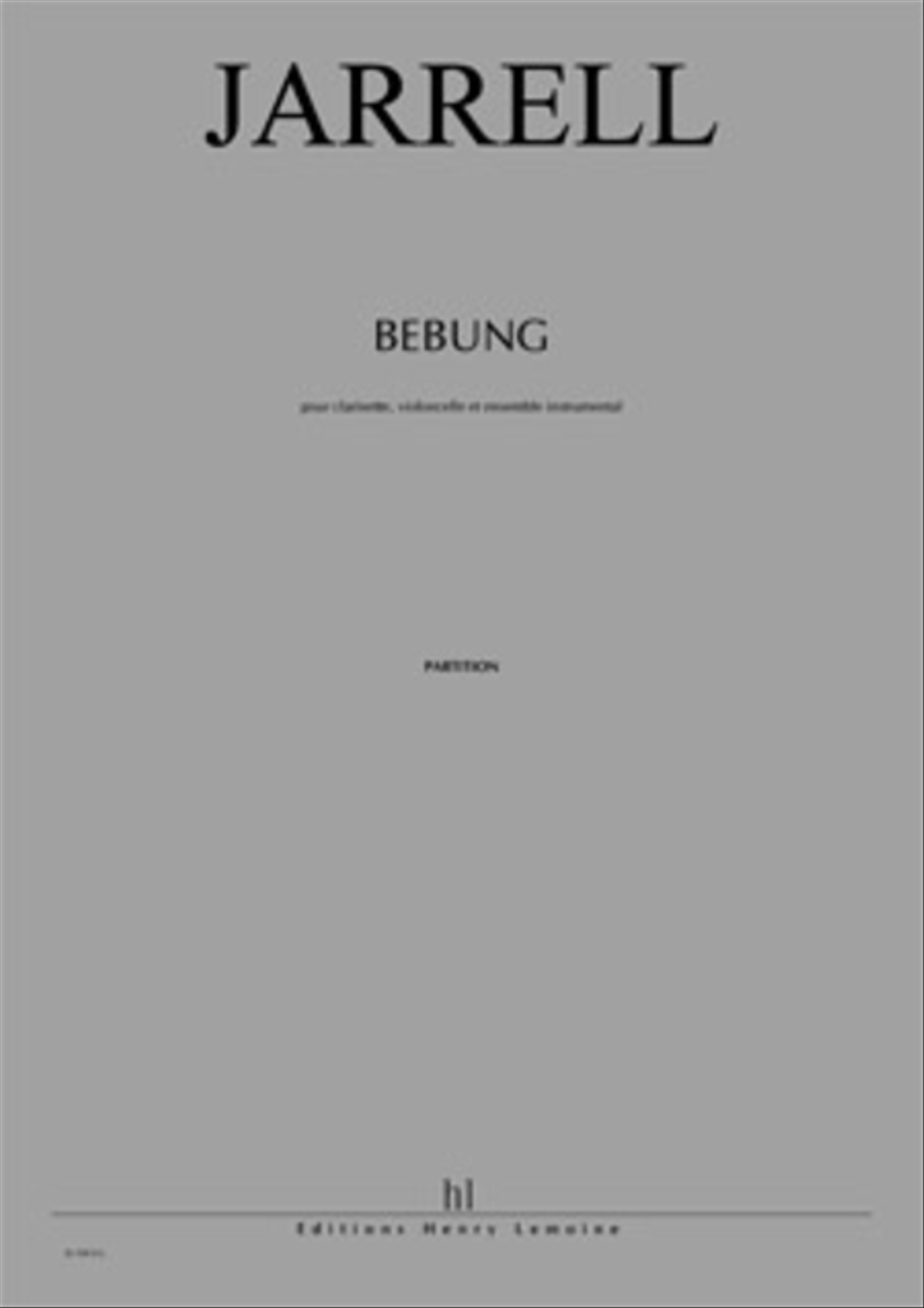 Bebung Bebung Clarinet scores gallery preview page 1