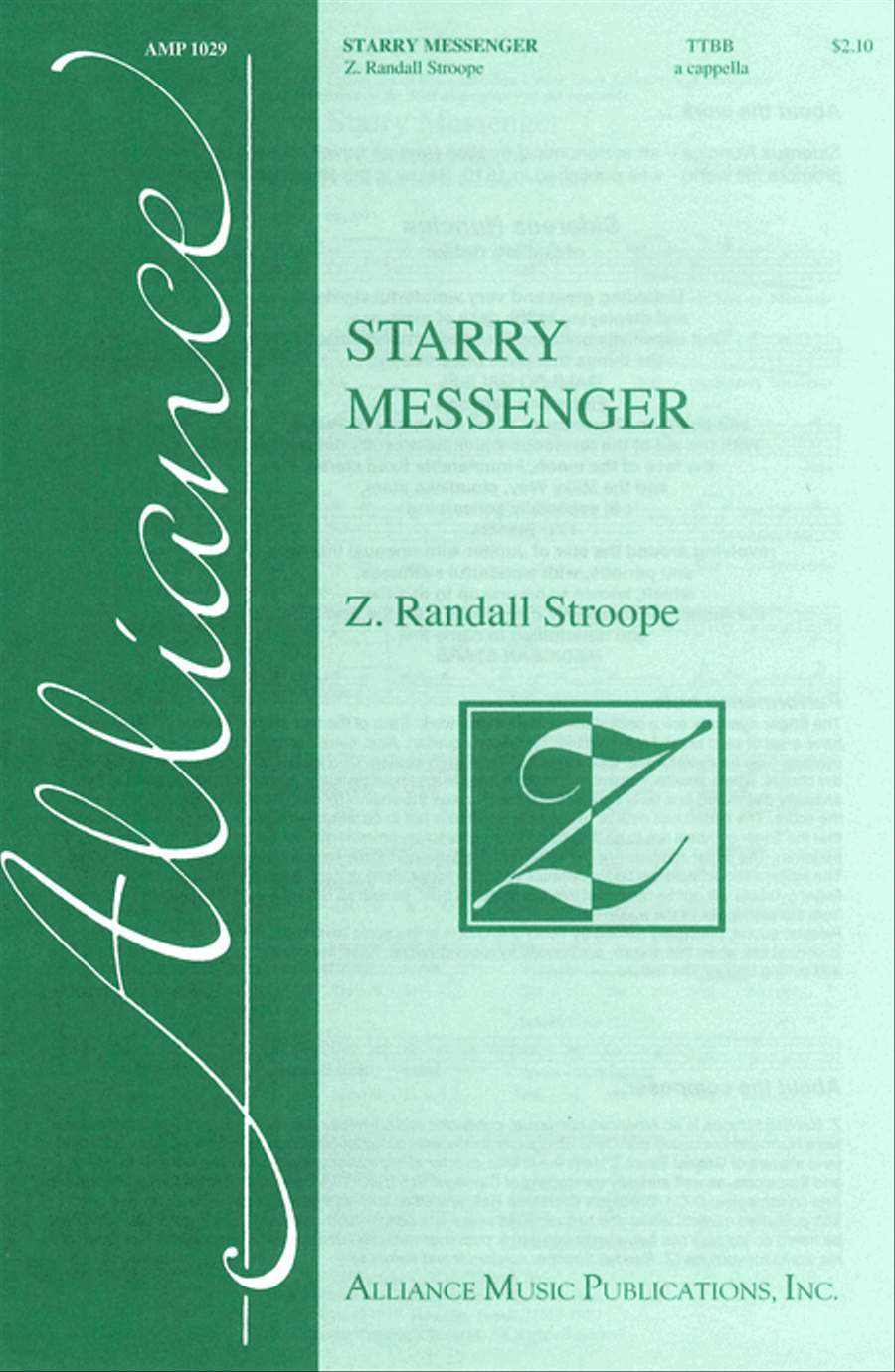 Starry Messenger Starry Messenger TTBB scores gallery preview page 1