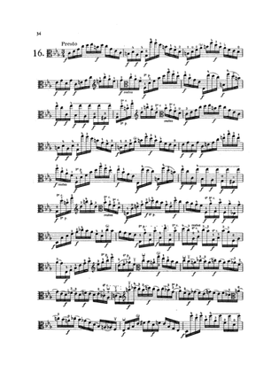Paganini: Twenty-four Caprices, Op. 1 No. 16 (Transcribed for Viola Solo)