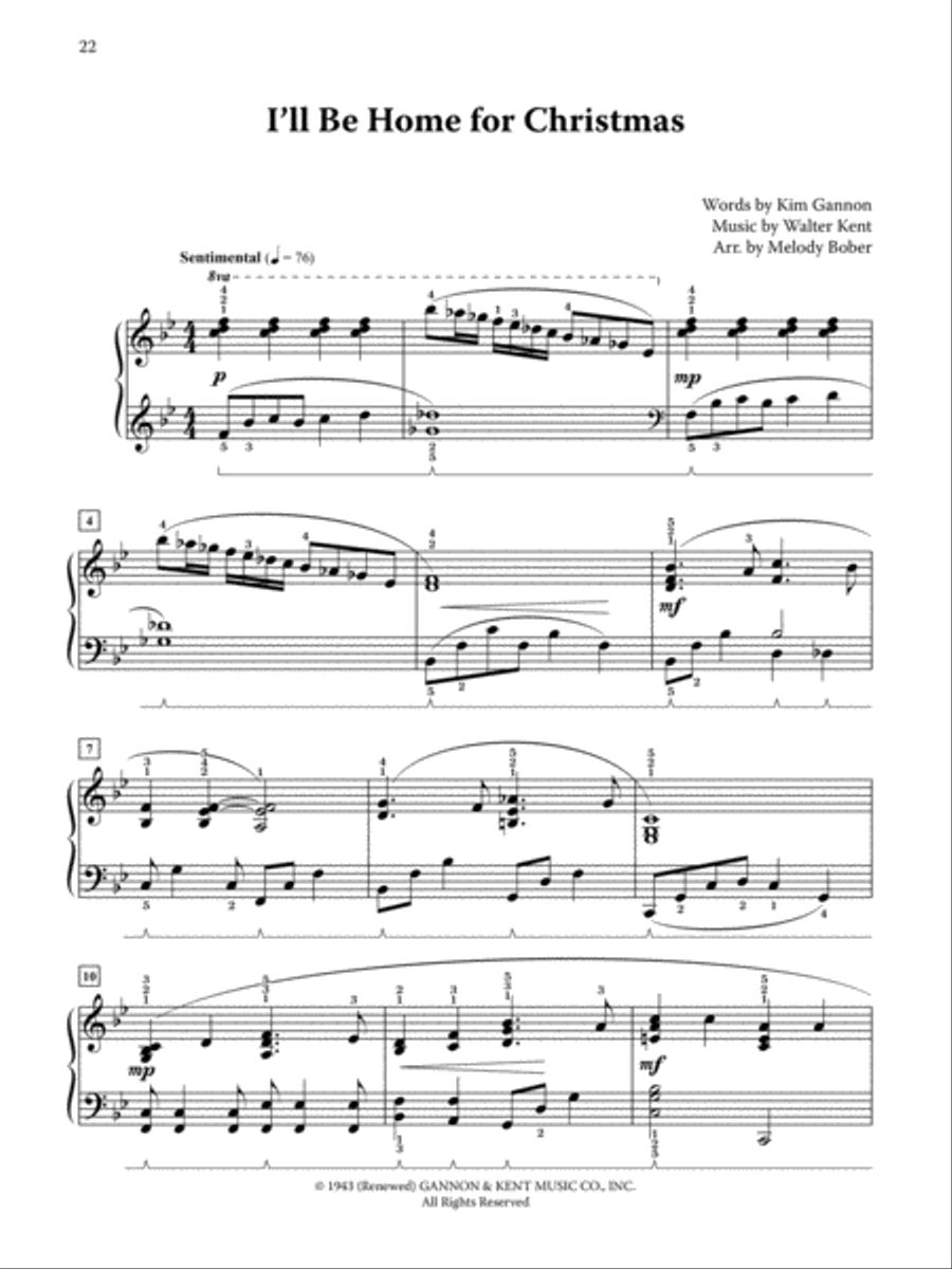 Popular Christmas Memories, Book 2 Piano Solo scores gallery preview page 6