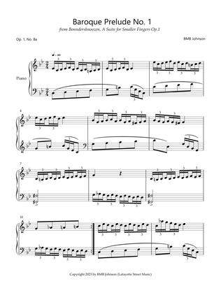 Baroque Prelude No. 1 (Op.1 No.8a)