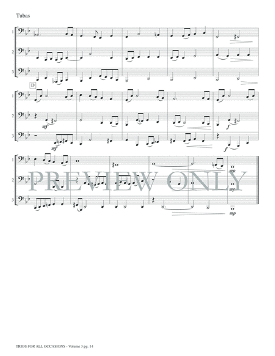 Trios for All Occasions Small Ensemble scores gallery preview page 16