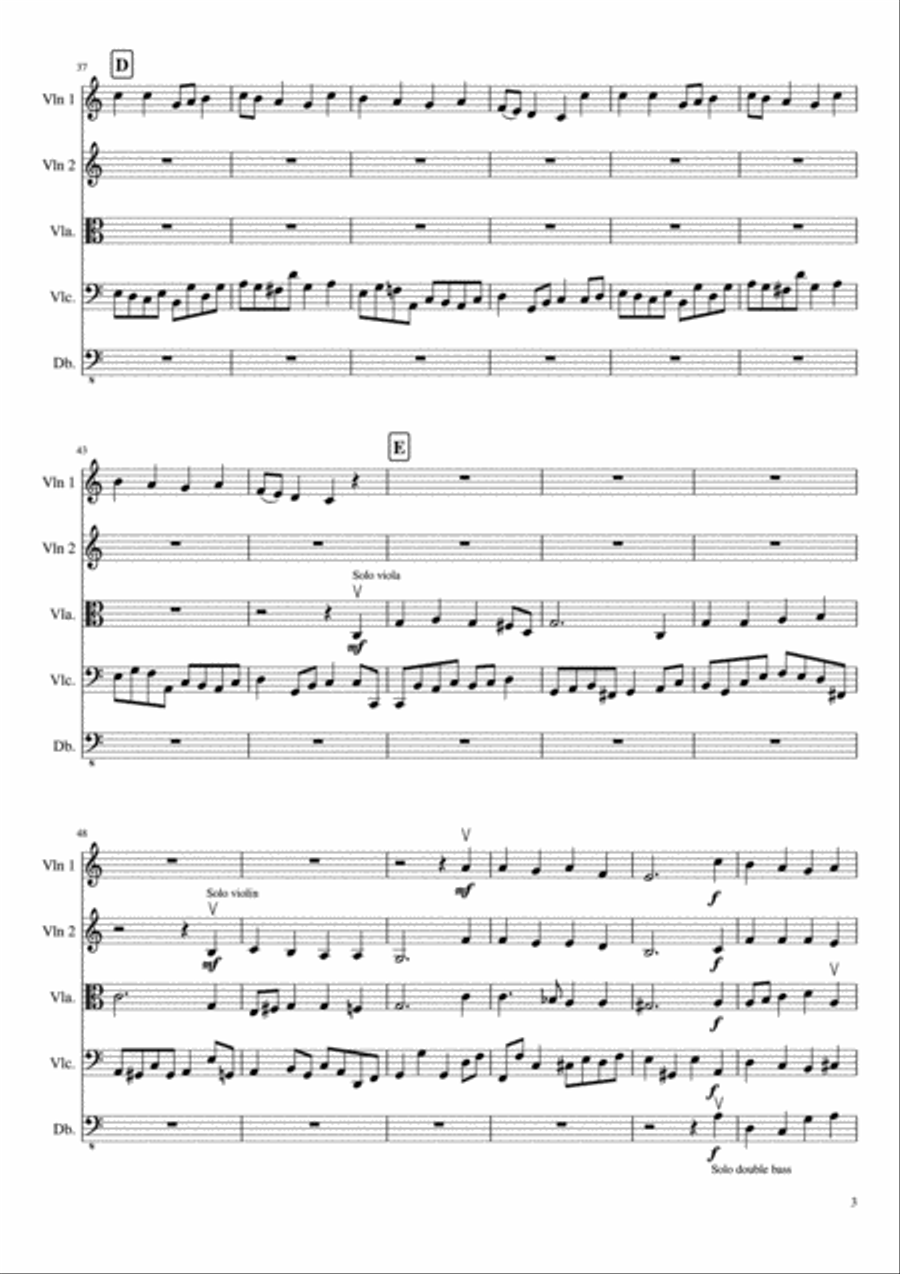 A Mighty Fortress is Our God A Mighty Fortress is Our God String Orchestra scores gallery preview page 4