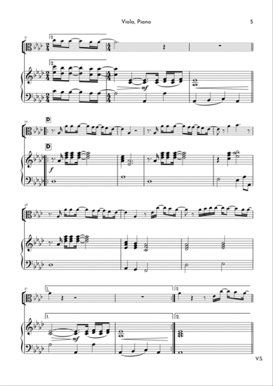 Goodness Of God Viola scores gallery preview page 5