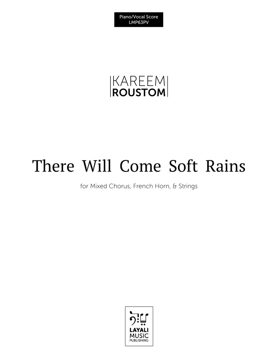 There Will Come Soft Rains 4-Part scores gallery preview page 1