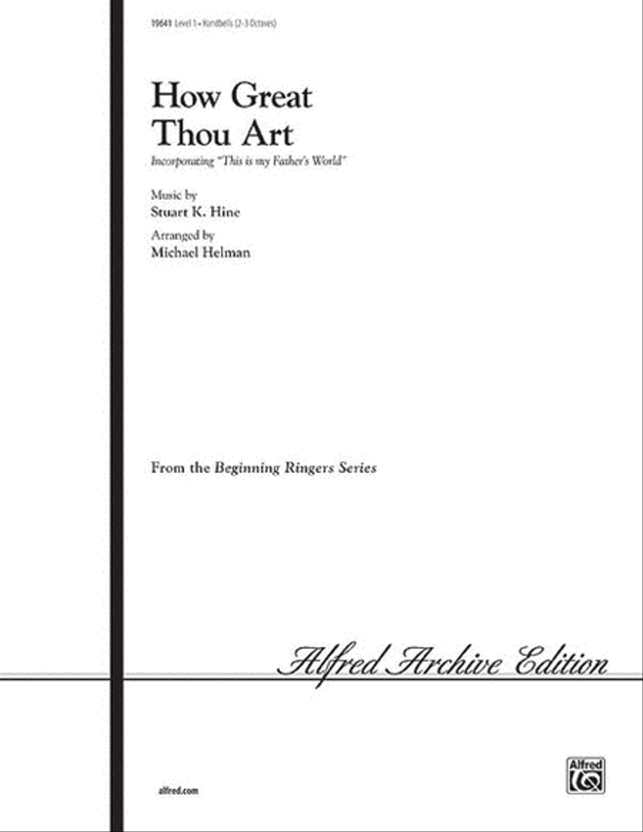 How Great Thou Art Handbell Choir scores gallery preview page 1