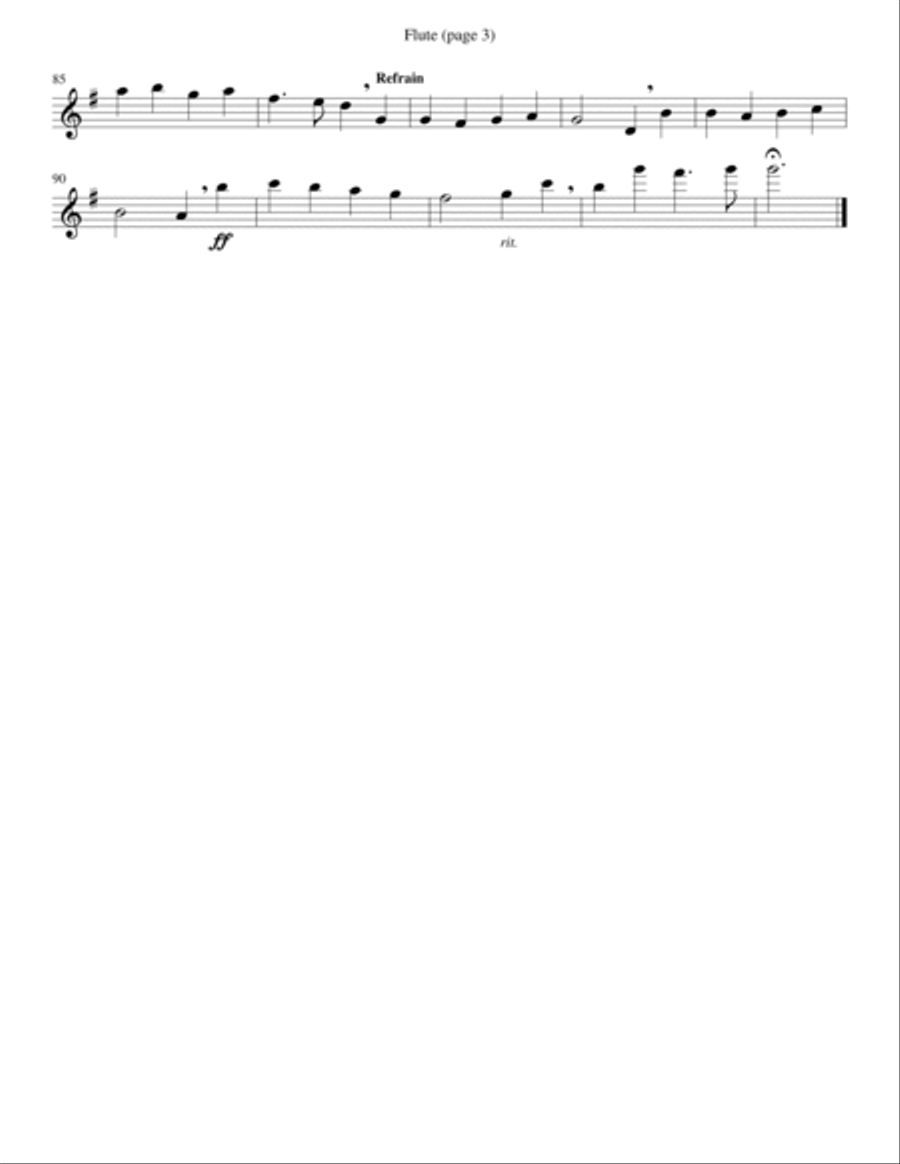 O Come, All Ye Faithful Choir scores gallery preview page 3