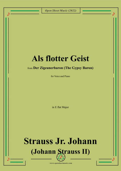 Johann Strauss II-Als flotter Geist,in E flat Major