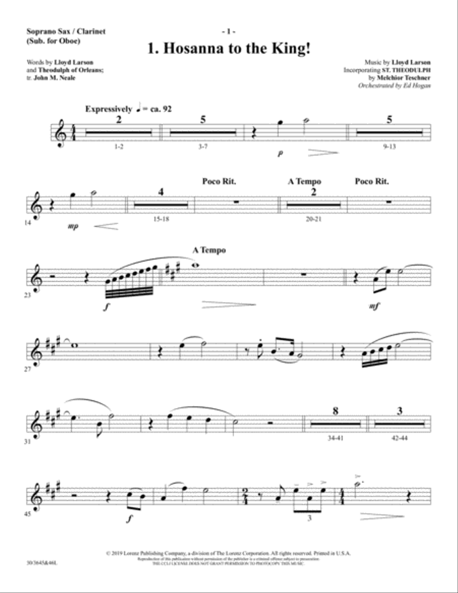 Calvary's Love - CD with Printable Parts Choir scores gallery preview page 4