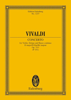 Book cover for Concerto D Major