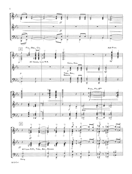 1812 Overture Condensed Score