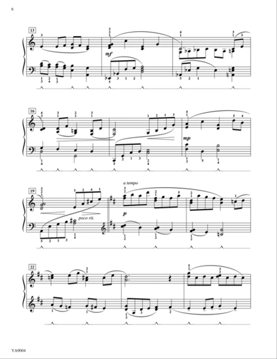 Three Christmas Nocturnes Piano Solo scores gallery preview page 6