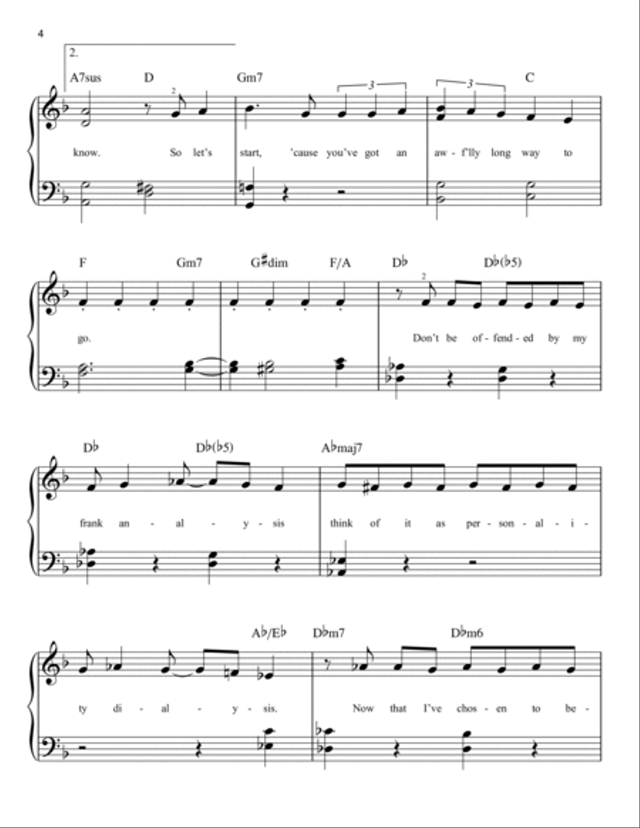 Popular (from Wicked) Easy Piano scores gallery preview page 4