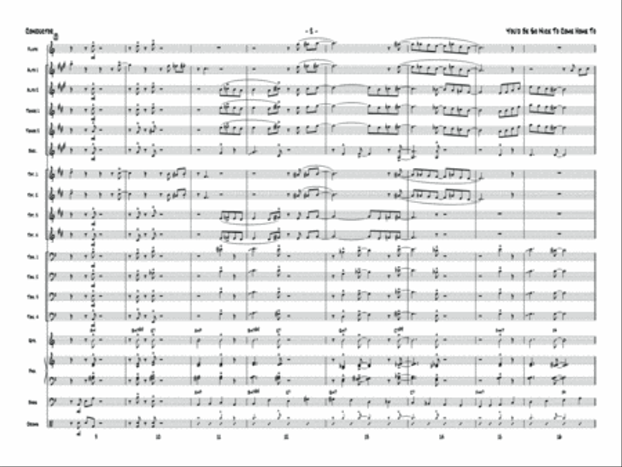 You'd Be So Nice to Come Home To: Score Jazz Ensemble scores gallery preview page 4