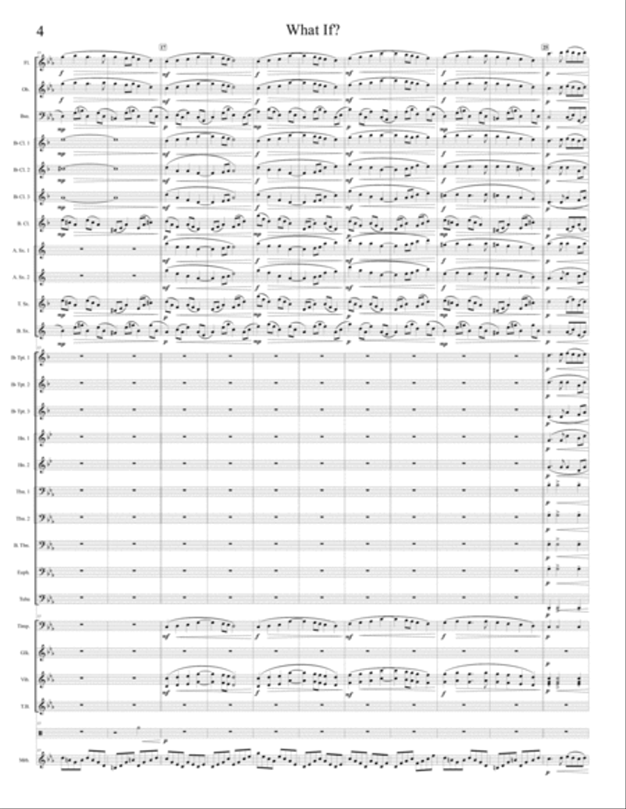 What If? Concert Band scores gallery preview page 4