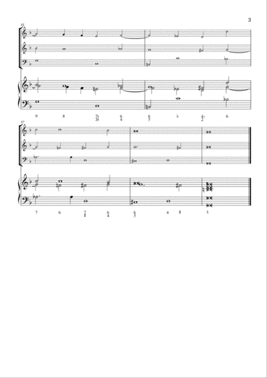 Corelli - Christmas Concerto - arranged as a string trio sonata Cello scores gallery preview page 3