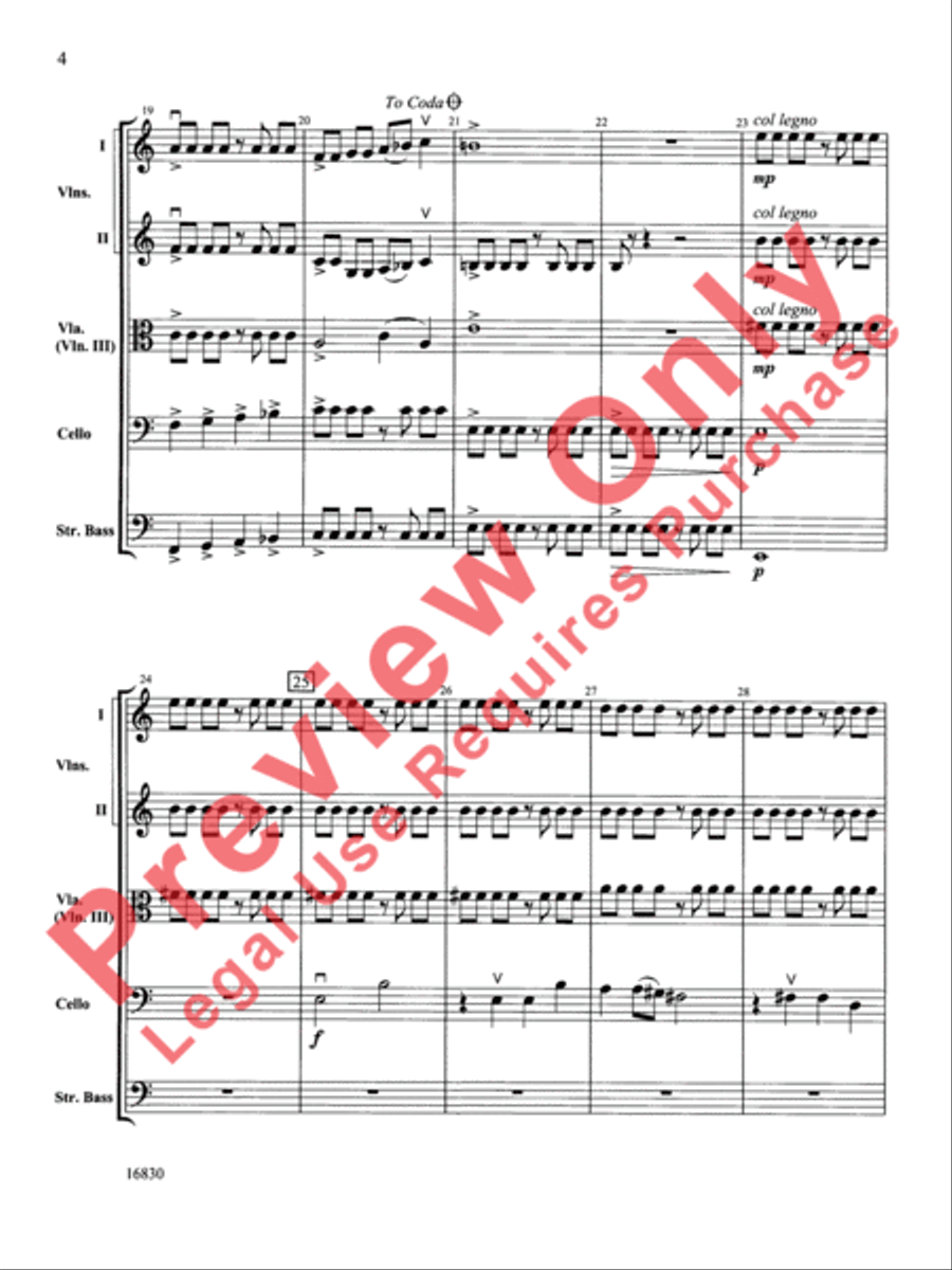 Mabel Creek Overture Mabel Creek Overture String Orchestra scores gallery preview page 5