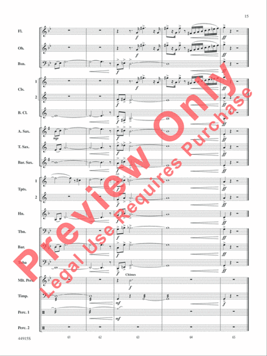 Transylvanian Lullaby Transylvanian Lullaby Concert Band scores gallery preview page 30
