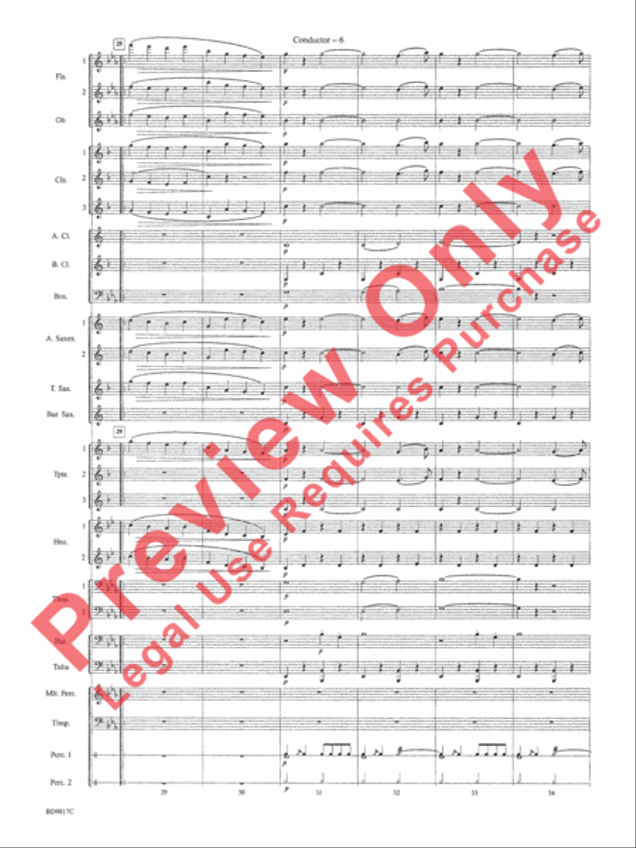 National Emblem Concert Band scores gallery preview page 9
