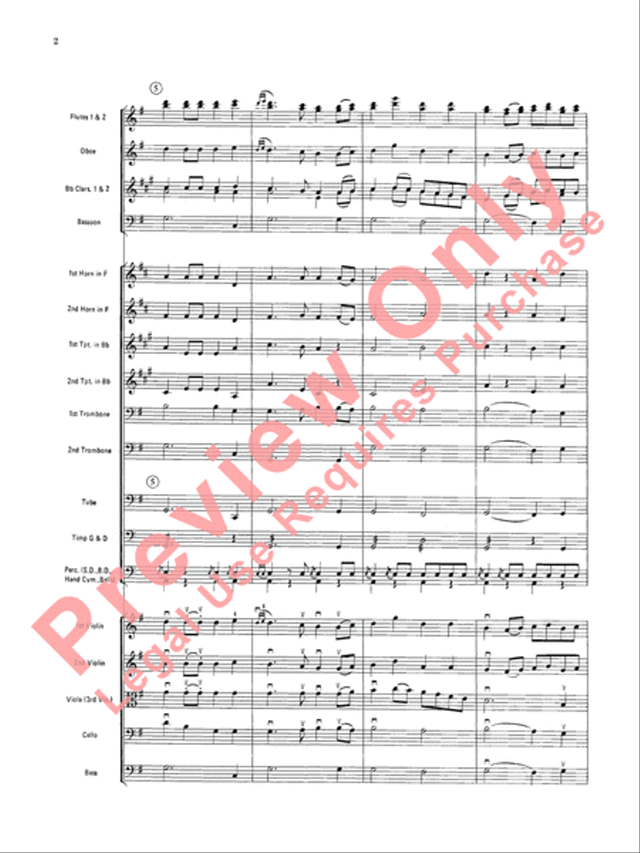 Rondeau (Theme from Masterpiece Theatre) Full Orchestra scores gallery preview page 5