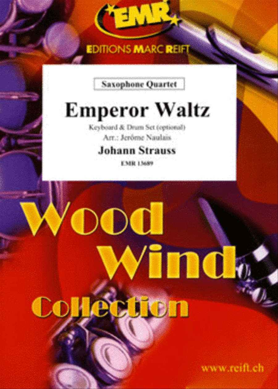 Emperor Waltz Saxophone Quartet scores gallery preview page 1