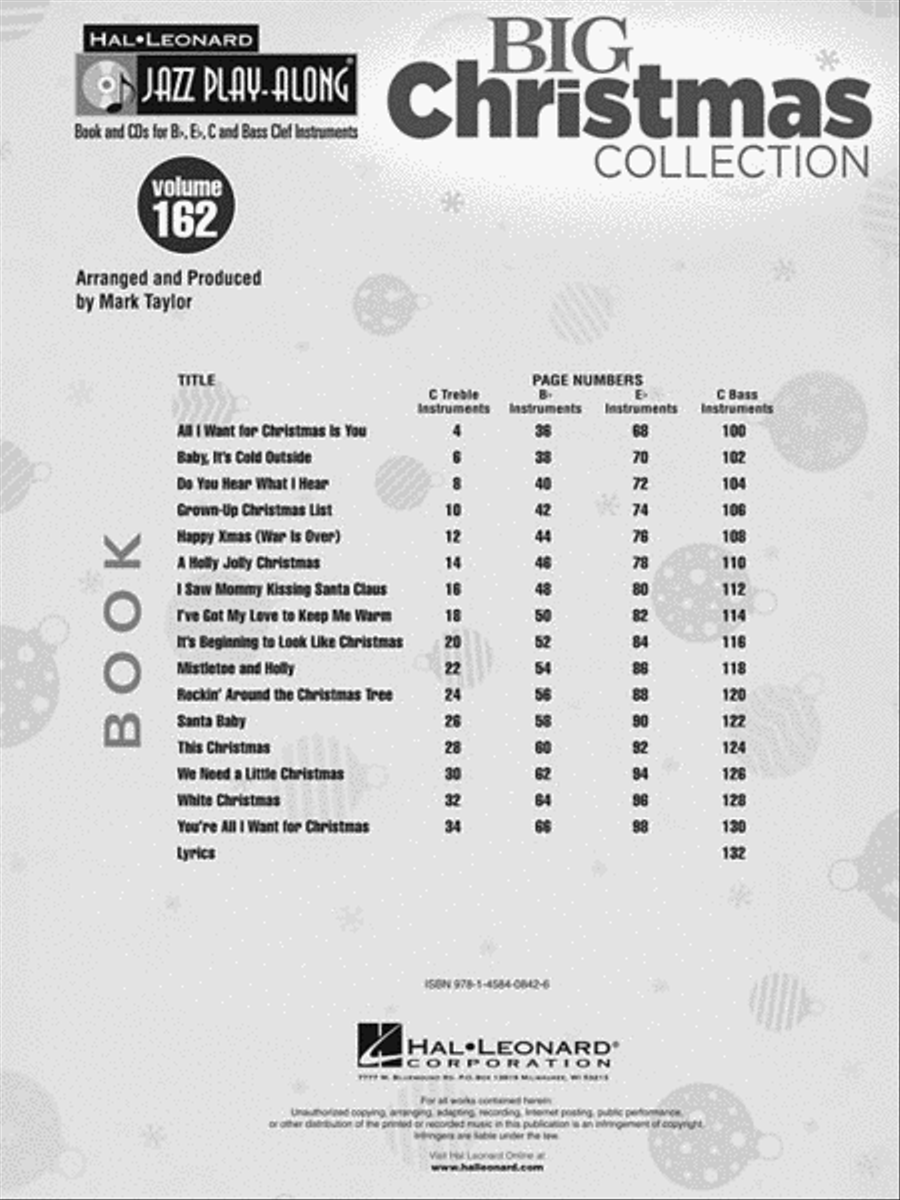 Big Christmas Collection C Instrument scores gallery preview page 3