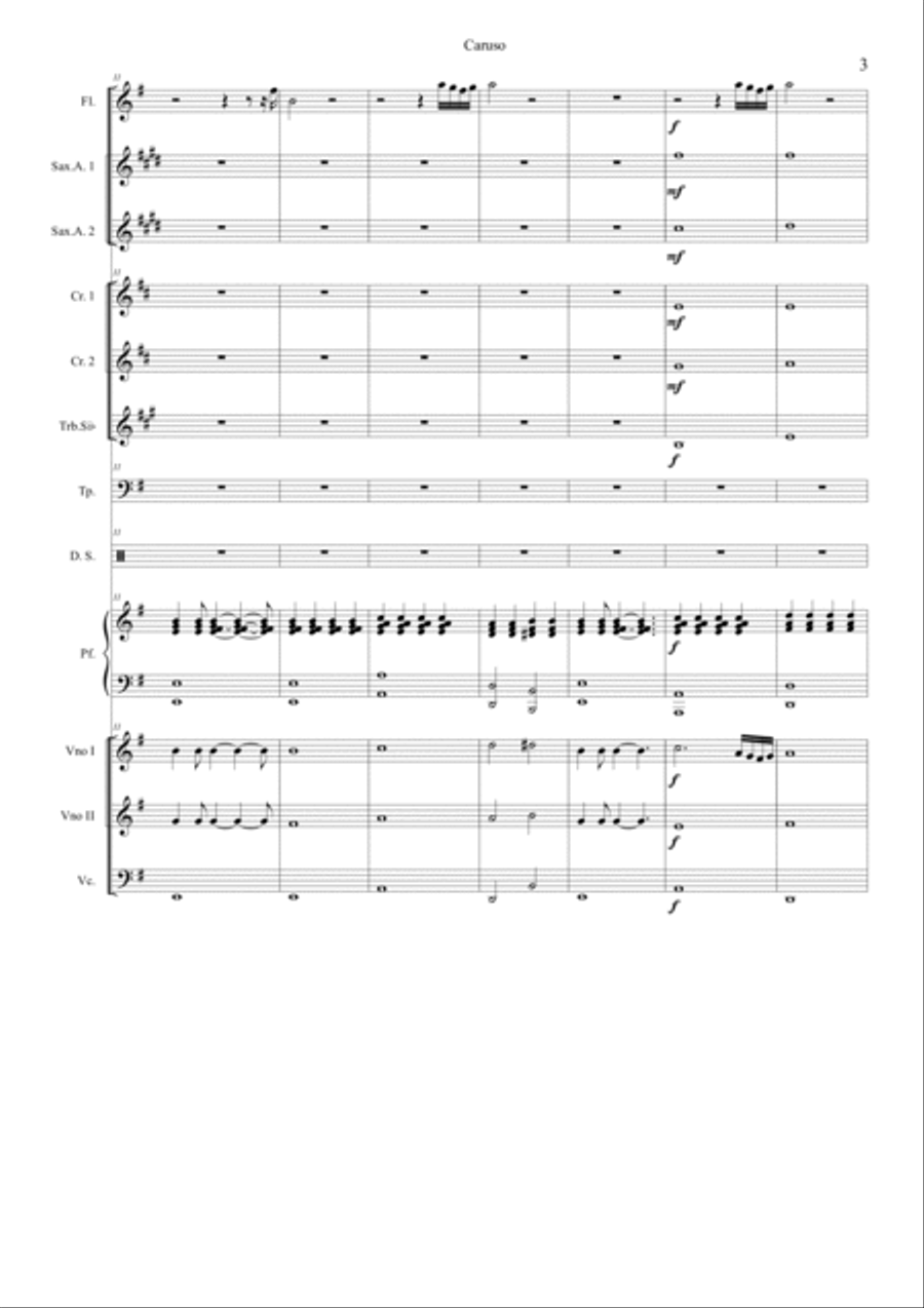 Caruso Caruso Flute scores gallery preview page 3